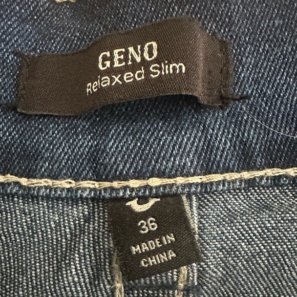 TRUE RELIGION GENO BIG FLAP RELAXED SLIM JEANS 36 X 32 - Picture 8 of 9